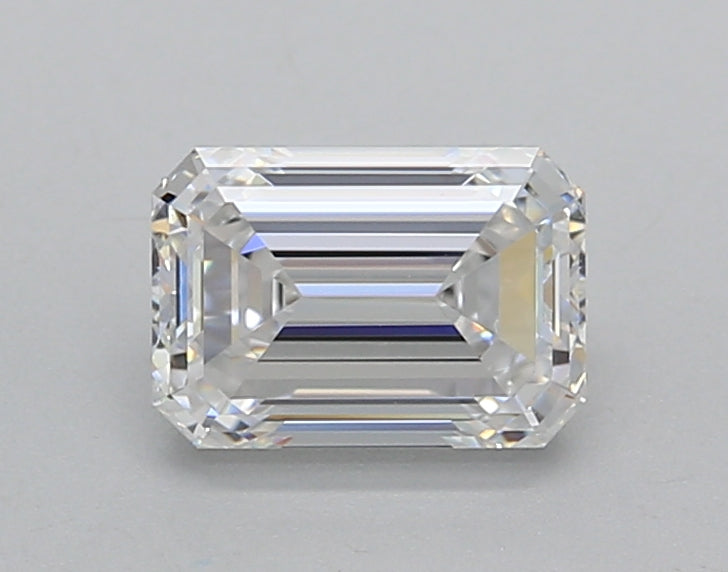 1.02 Carat Emerald Shaped, Ideal Cut, D Color, VVS1 Clarity, IGI Certified Lab Grown Diamond