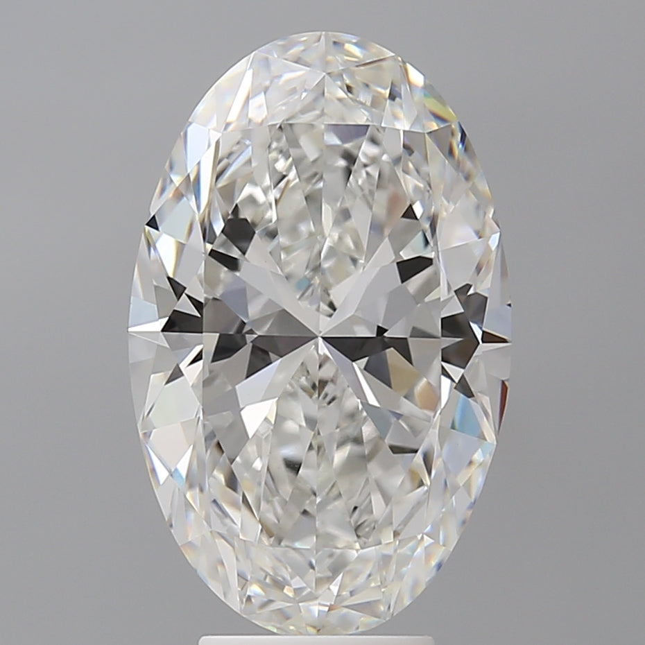 5.60 Carat Oval Shaped, Ideal Cut, F Color, VVS2 Clarity, IGI Certified Lab Grown Diamond