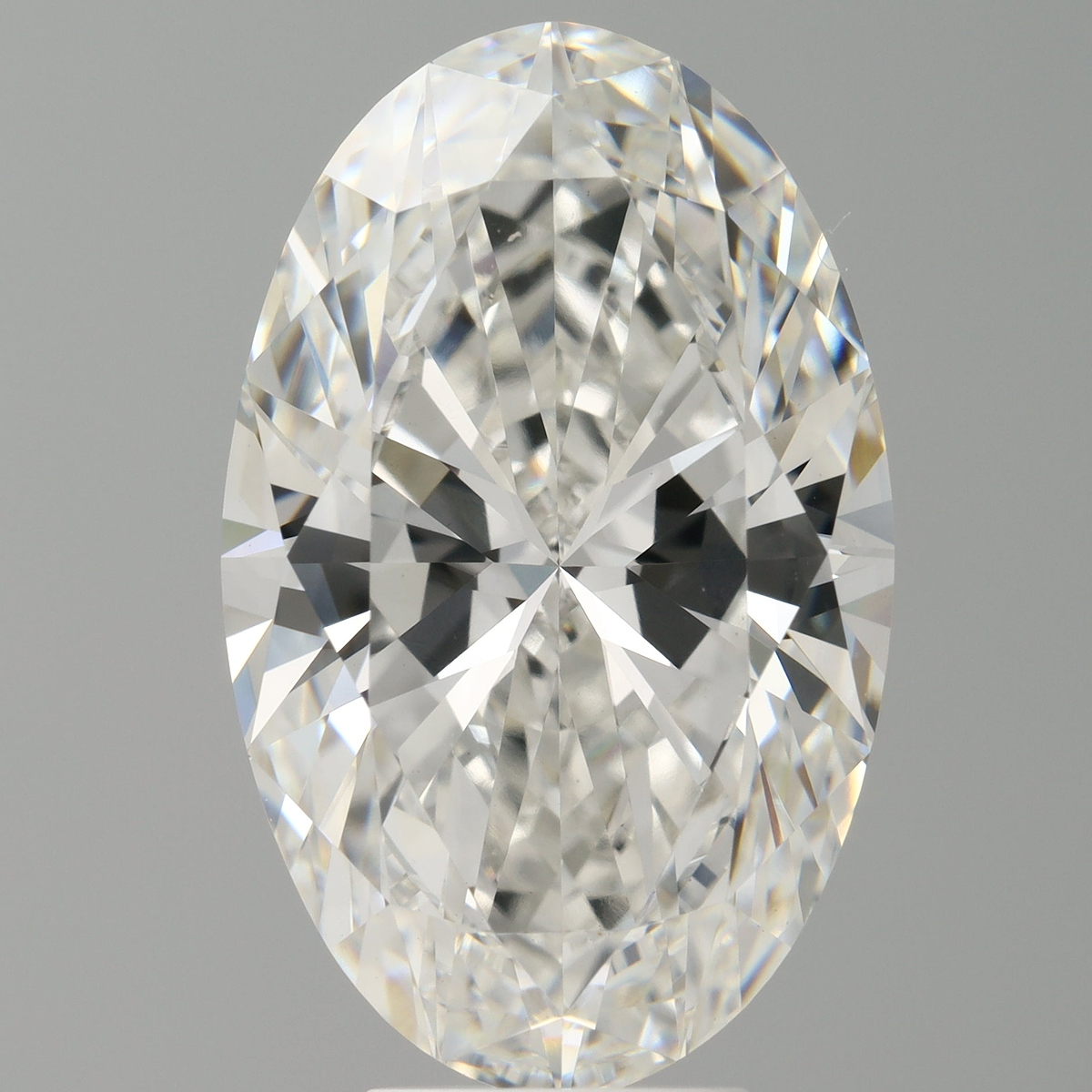 7.09 Carat Oval Shaped, Ideal Cut, F Color, VVS2 Clarity, IGI Certified Lab Grown Diamond
