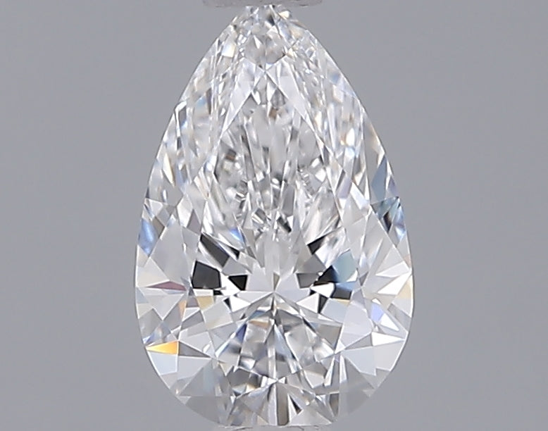 1.06 Carat Pear Shaped, Ideal Cut, D Color, VVS2 Clarity, IGI Certified Lab Grown Diamond