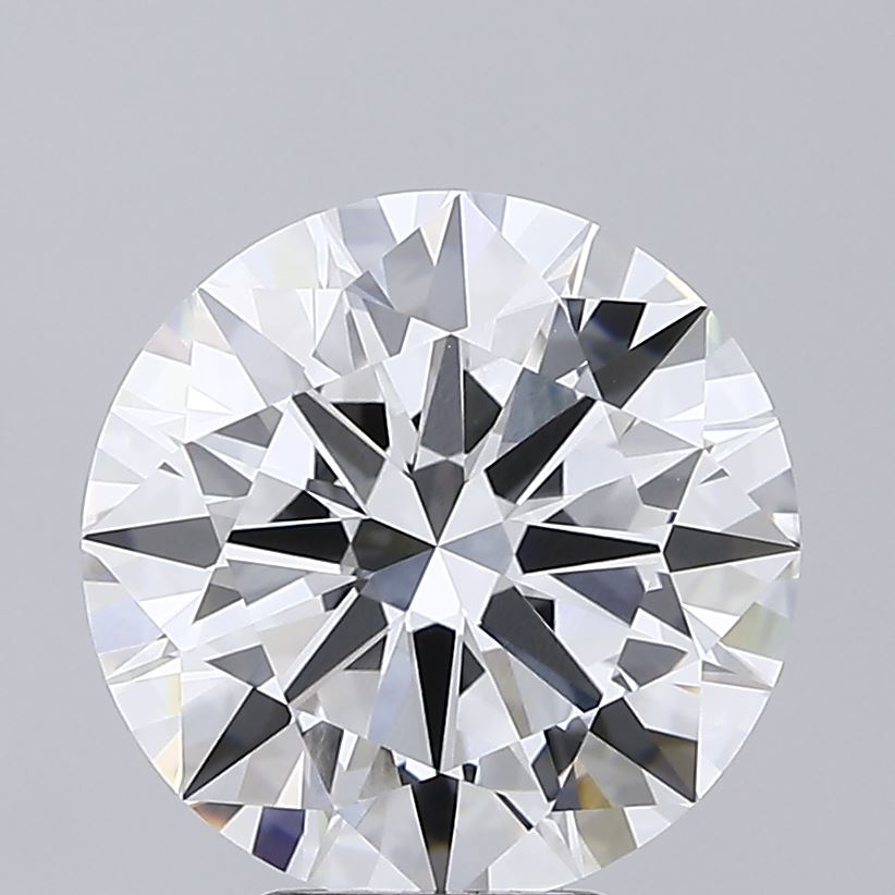 5.90 Carat Round Shaped, Excellent Cut, E Color, VVS2 Clarity, IGI Certified Lab Grown Diamond