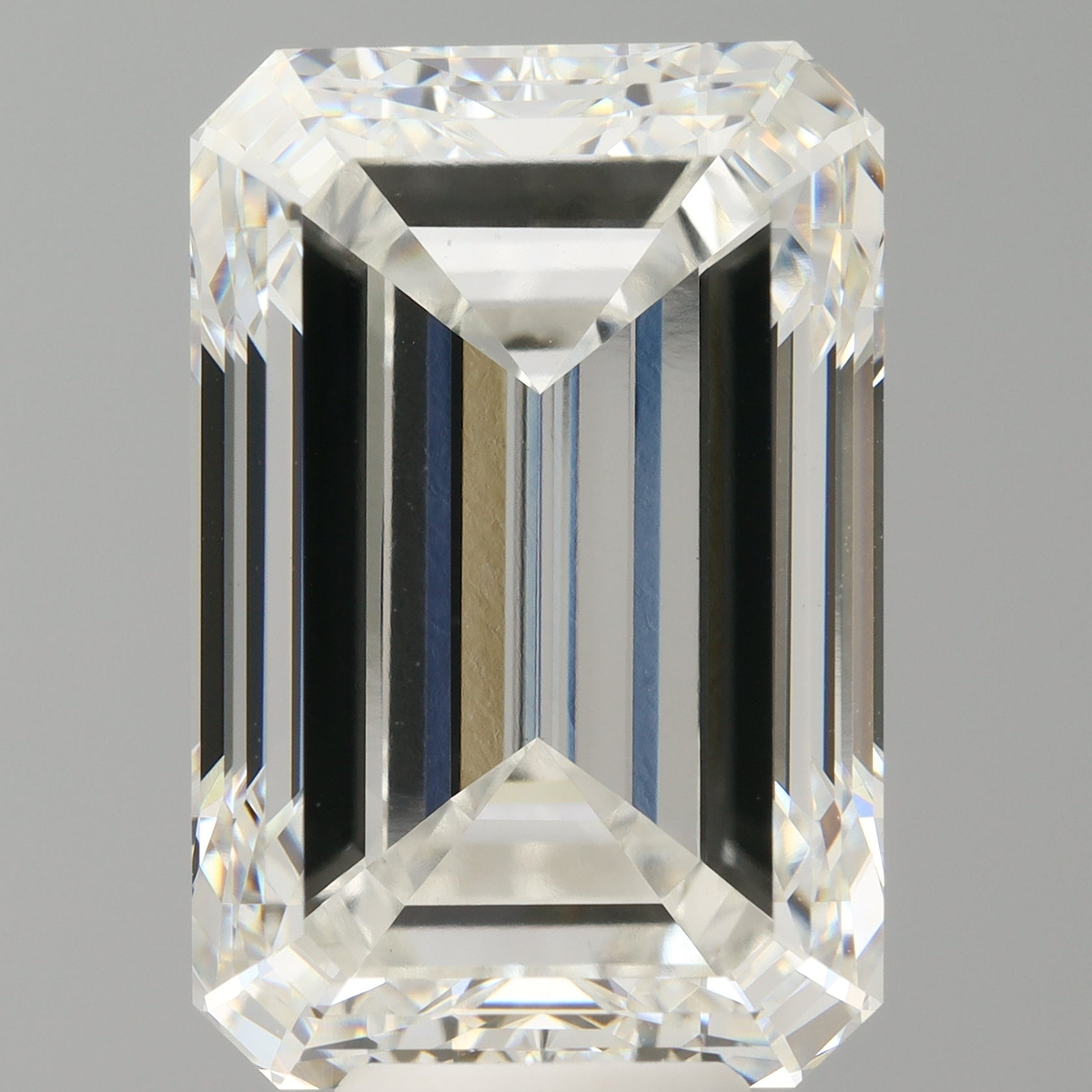 10.06 Carat Emerald Shaped, Ideal Cut, F Color, VVS2 Clarity, IGI Certified Lab Grown Diamond