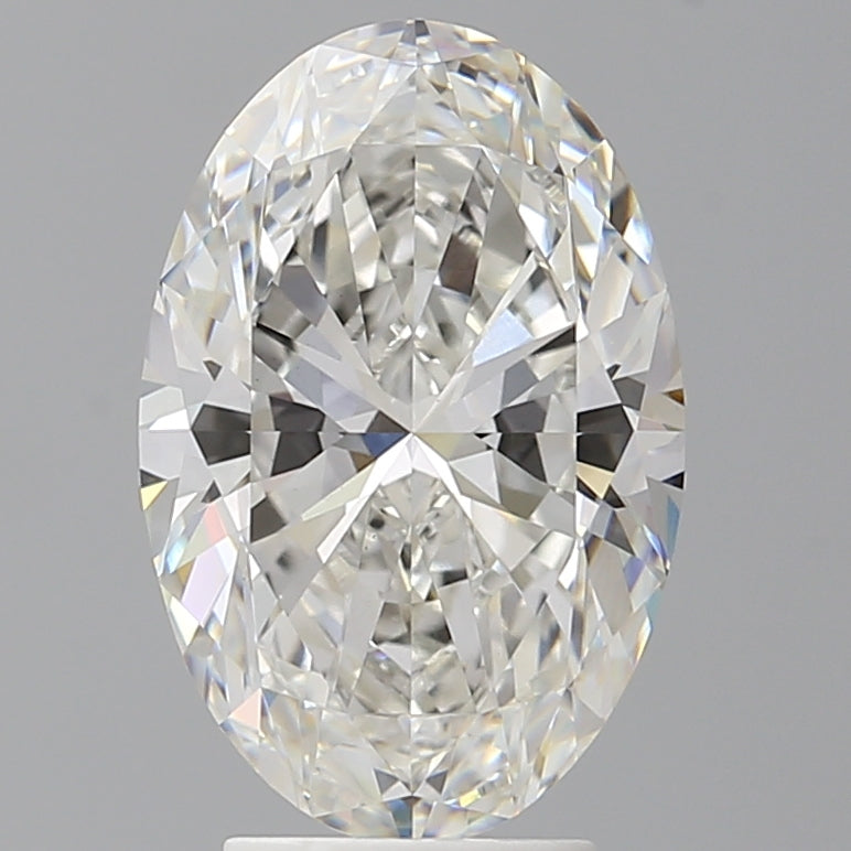 4.07 Carat Oval Shaped, Ideal Cut, F Color, VVS2 Clarity, IGI Certified Lab Grown Diamond