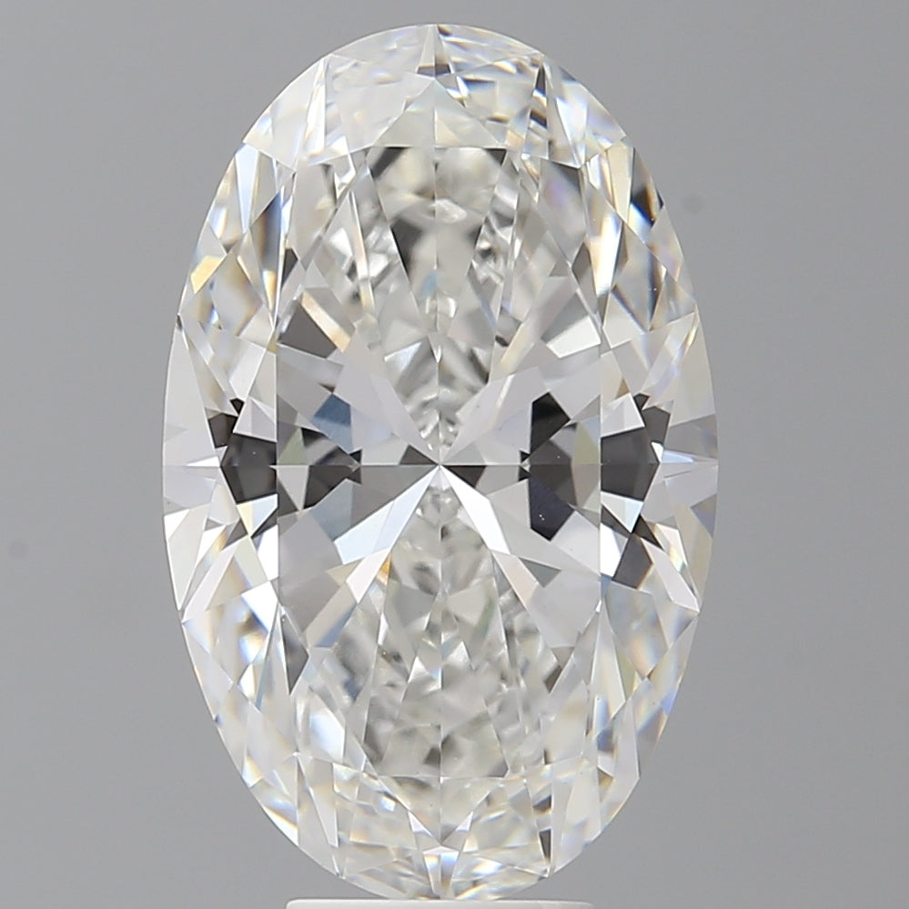 7.56 Carat Oval Shaped, Ideal Cut, E Color, VVS2 Clarity, IGI Certified Lab Grown Diamond