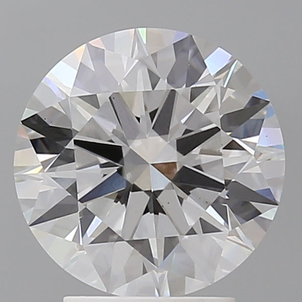 3.09 Carat Round Shaped, Ideal Cut, E Color, VS1 Clarity, IGI Certified Lab Grown Diamond