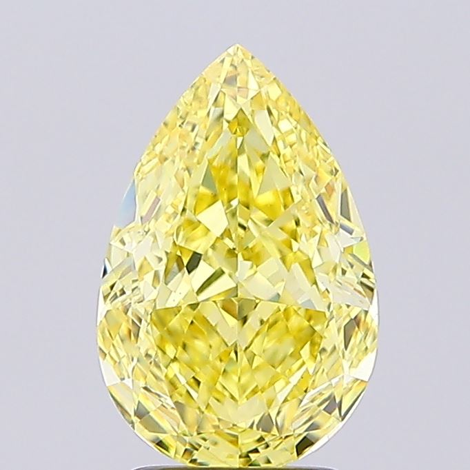 2.60 Carat Pear Shaped, Ideal Cut, VS1 Clarity, IGI Certified Lab Grown Diamond