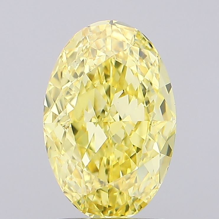 2.03 Carat Oval Shaped, Ideal Cut, VS1 Clarity, IGI Certified Lab Grown Diamond