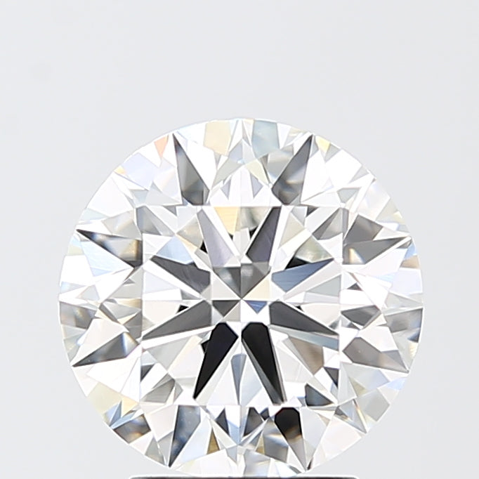 3.01 Carat Round Shaped, Excellent Cut, F Color, VVS2 Clarity, IGI Certified Lab Grown Diamond