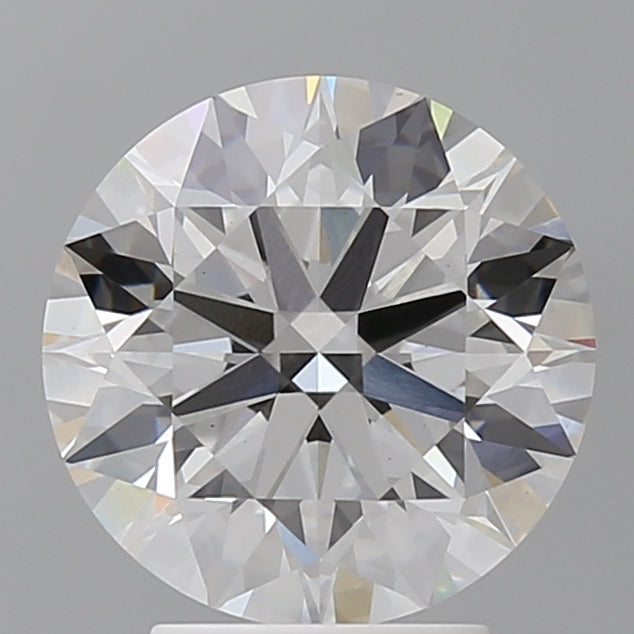 3.58 Carat Round Shaped, Ideal Cut, F Color, VS1 Clarity, IGI Certified Lab Grown Diamond