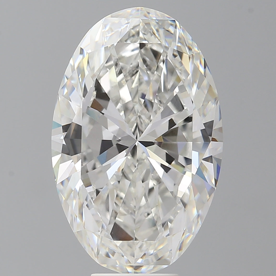 9.51 Carat Oval Shaped, Excellent Cut, F Color, VVS2 Clarity, IGI Certified Lab Grown Diamond