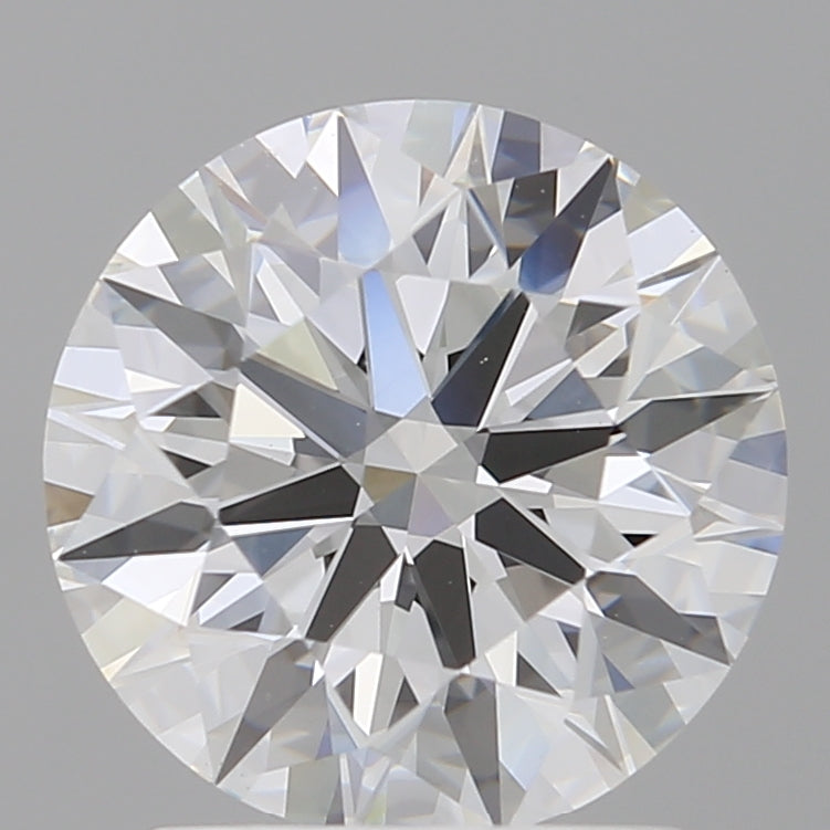 2.01 Carat Round Shaped, Ideal Cut, E Color, VVS2 Clarity, IGI Certified Lab Grown Diamond