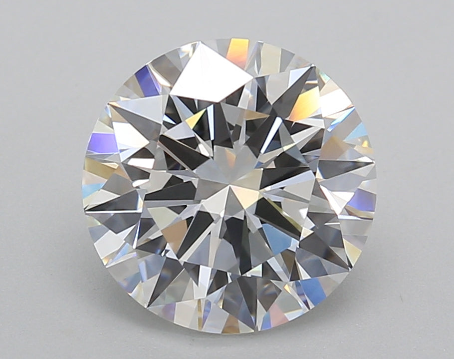 3.02 Carat Round Shaped, Excellent Cut, E Color, VS1 Clarity, IGI Certified Lab Grown Diamond