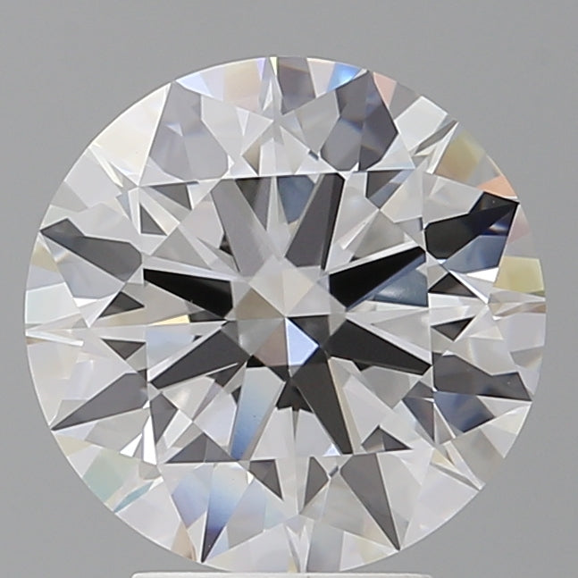 4.07 Carat Round Shaped, Ideal Cut, E Color, VVS2 Clarity, IGI Certified Lab Grown Diamond