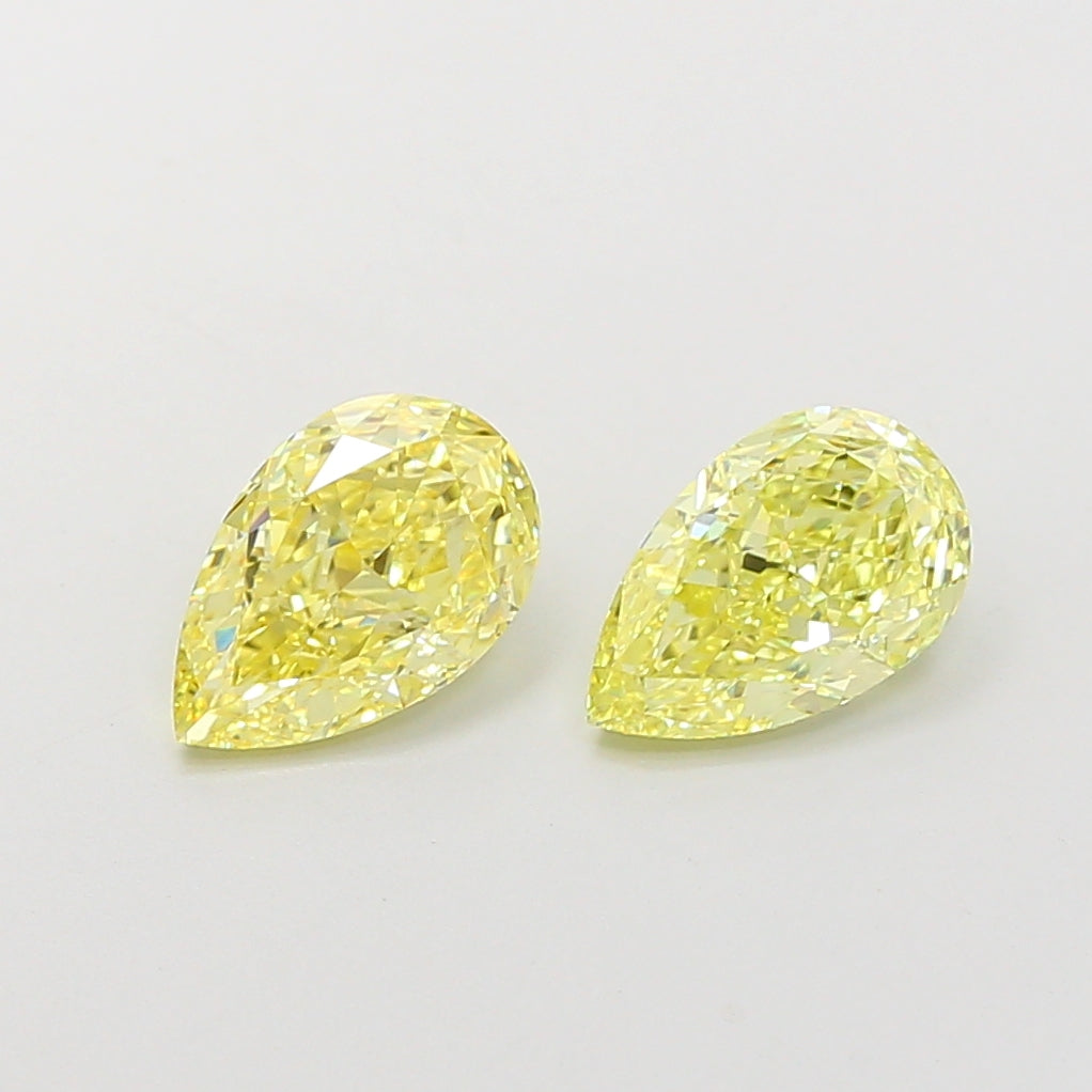 1.27 Carat Pear Shaped, Ideal Cut, VVS2 Clarity, IGI Certified Lab Grown Diamond