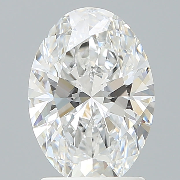 2.06 Carat Oval Shaped, Ideal Cut, D Color, VVS2 Clarity, IGI Certified Lab Grown Diamond