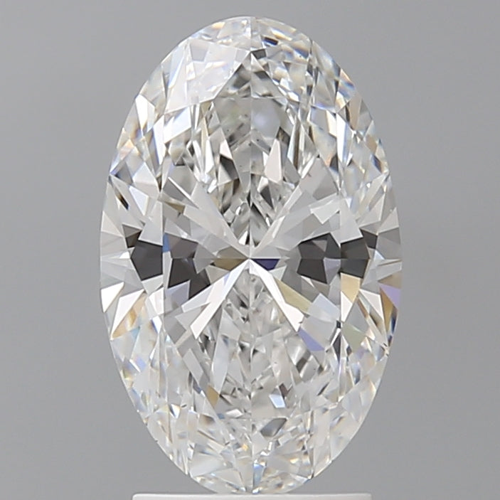2.58 Carat Oval Shaped, Ideal Cut, D Color, VS1 Clarity, IGI Certified Lab Grown Diamond