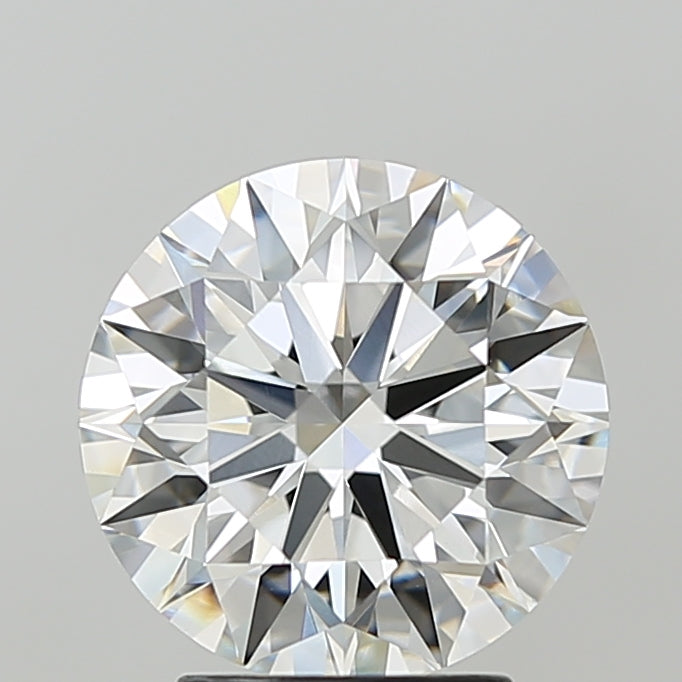 3.09 Carat Round Shaped, Ideal Cut, F Color, VVS2 Clarity, IGI Certified Lab Grown Diamond