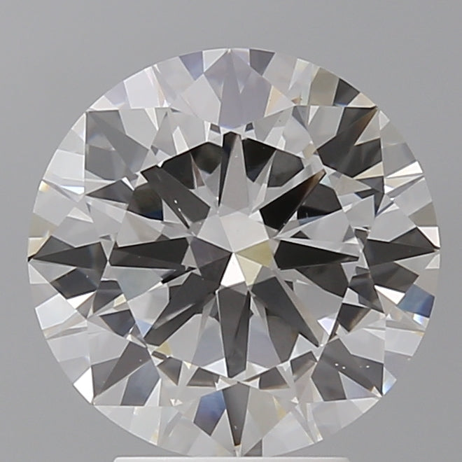 4.03 Carat Round Shaped, Excellent Cut, F Color, VS1 Clarity, IGI Certified Lab Grown Diamond