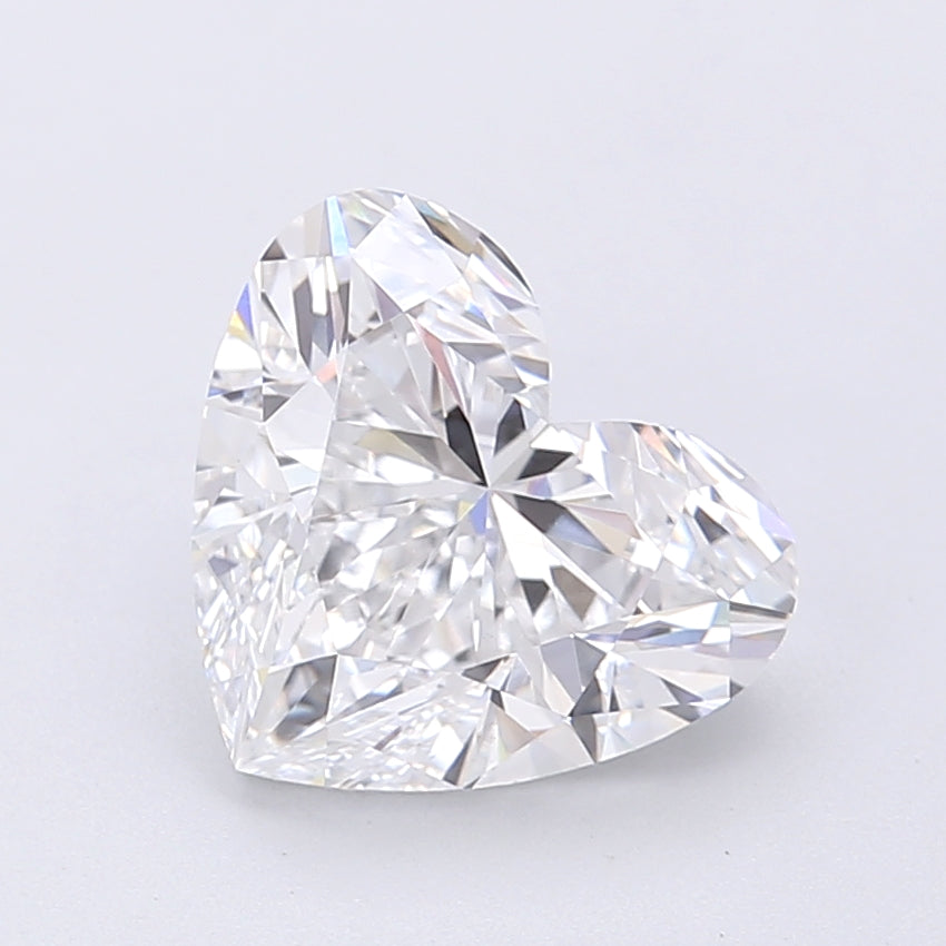 3.03 Carat Heart Shaped, Very Good Cut, D Color, VS1 Clarity, IGI Certified Lab Grown Diamond