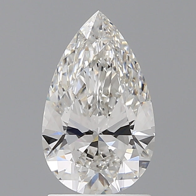 1.53 Carat Pear Shaped, Ideal Cut, F Color, VVS2 Clarity, IGI Certified Lab Grown Diamond