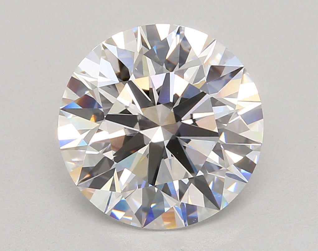 5.02 Carat Round Shaped, Ideal Cut, F Color, VVS2 Clarity, IGI Certified Lab Grown Diamond