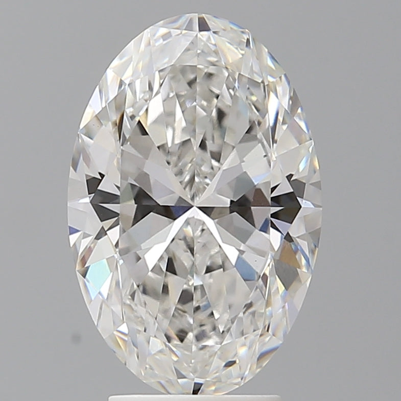 4.09 Carat Oval Shaped, Ideal Cut, E Color, VVS2 Clarity, IGI Certified Lab Grown Diamond