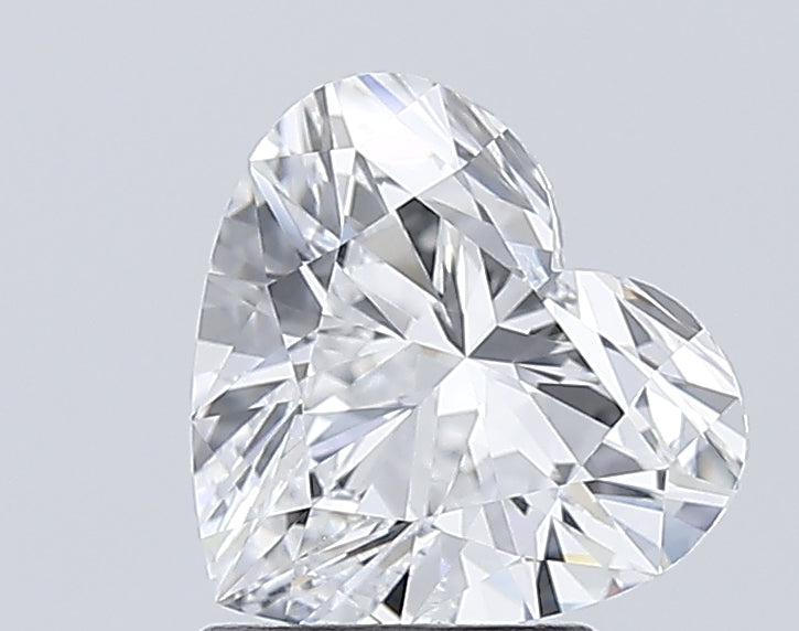 1.79 Carat Heart Shaped, Ideal Cut, D Color, VVS2 Clarity, IGI Certified Lab Grown Diamond