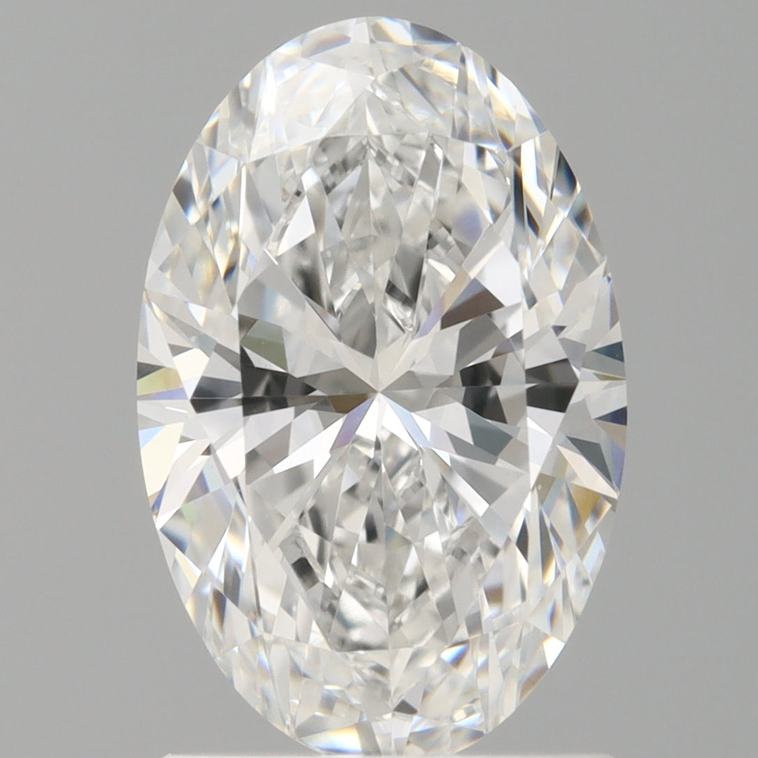 1.59 Carat Oval Shaped, Ideal Cut, E Color, VVS2 Clarity, IGI Certified Lab Grown Diamond