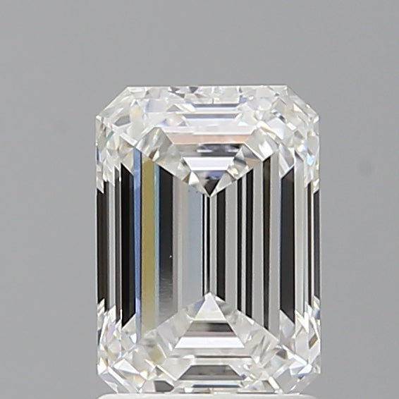 1.60 Carat Emerald Shaped, Ideal Cut, E Color, VVS2 Clarity, IGI Certified Lab Grown Diamond