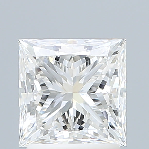2.09 Carat Princess Shaped, Ideal Cut, F Color, VVS2 Clarity, IGI Certified Lab Grown Diamond