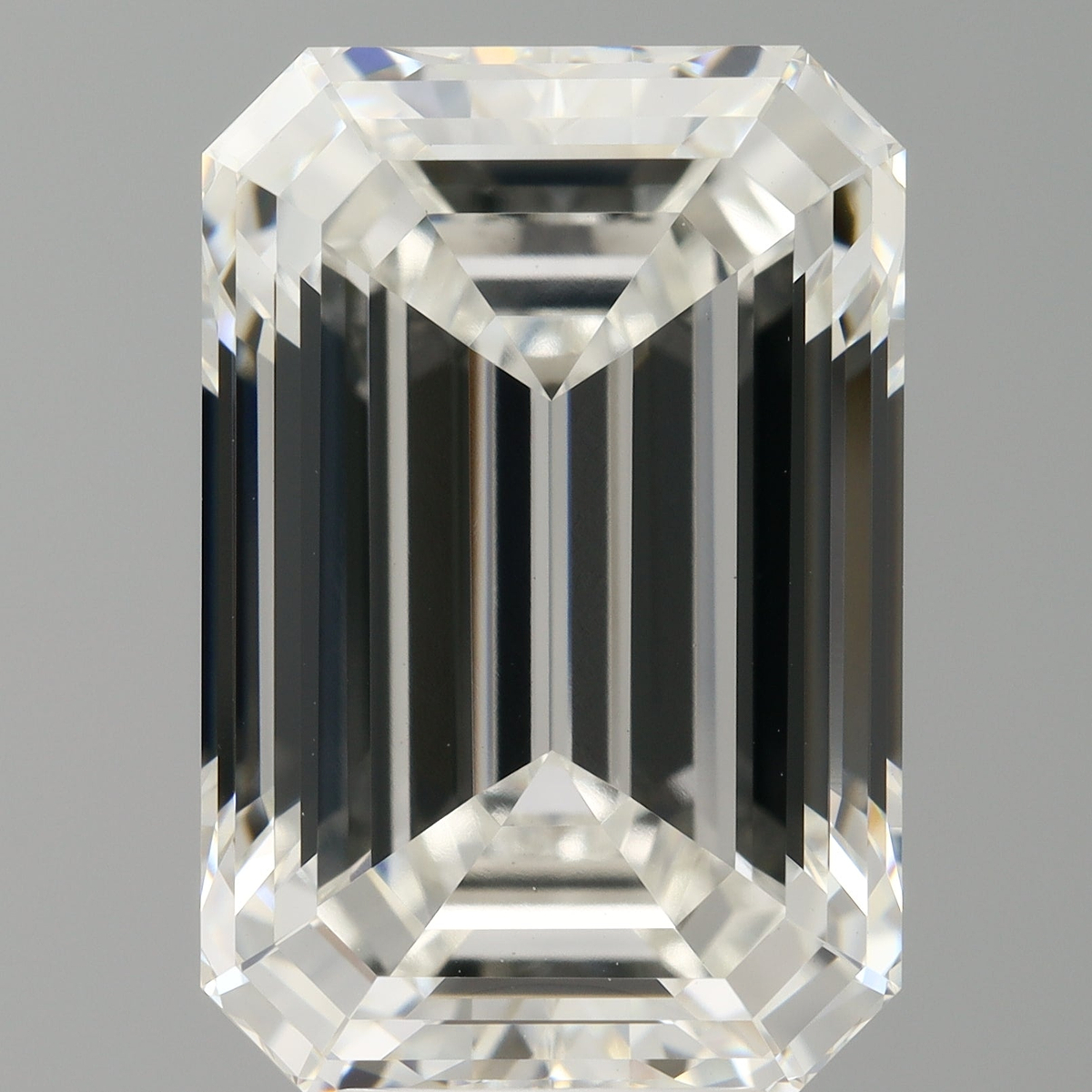 8.05 Carat Emerald Shaped, Ideal Cut, F Color, VVS2 Clarity, IGI Certified Lab Grown Diamond
