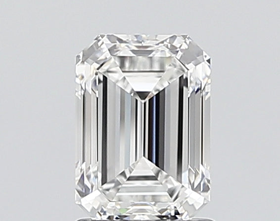 1.53 Carat Emerald Shaped, Ideal Cut, E Color, VVS2 Clarity, IGI Certified Lab Grown Diamond