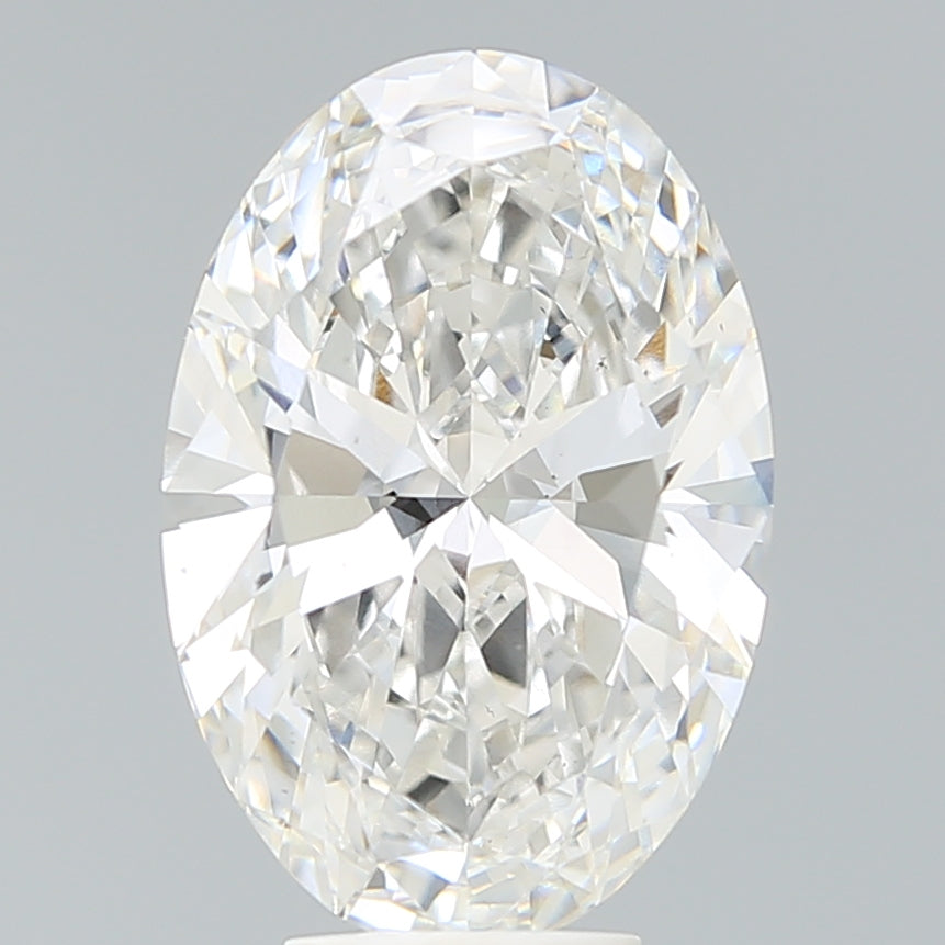 5.34 Carat Oval Shaped, Ideal Cut, F Color, VS2 Clarity, IGI Certified Lab Grown Diamond