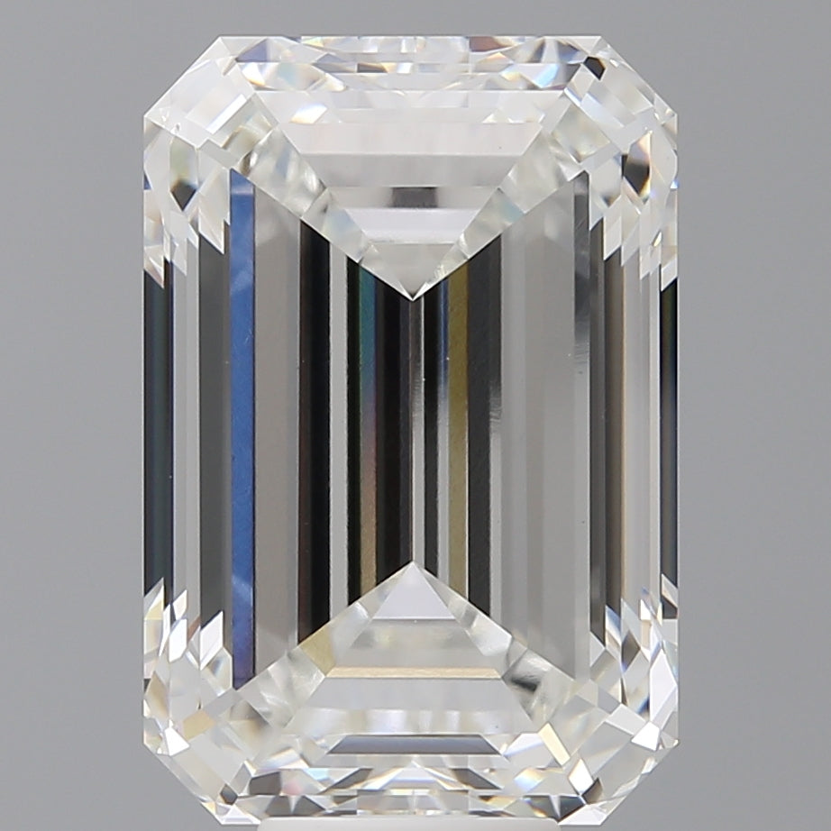11.55 Carat Emerald Shaped, Ideal Cut, F Color, VVS2 Clarity, IGI Certified Lab Grown Diamond