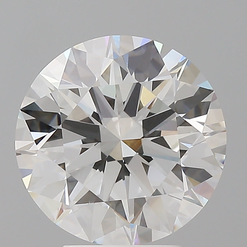 4.09 Carat Round Shaped, Ideal Cut, E Color, VVS2 Clarity, IGI Certified Lab Grown Diamond