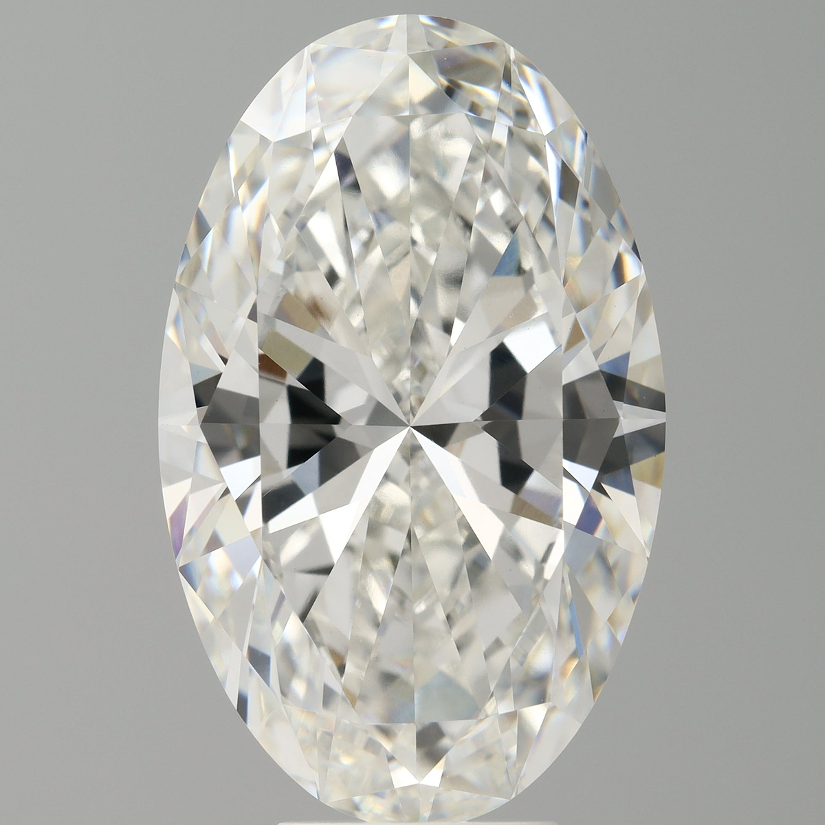 7.53 Carat Oval Shaped, Ideal Cut, F Color, VVS2 Clarity, IGI Certified Lab Grown Diamond