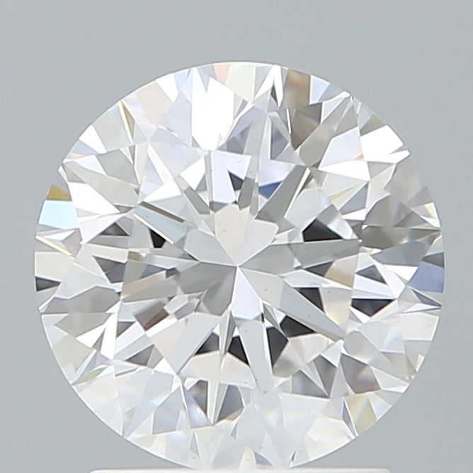 2.03 Carat Round Shaped, Excellent Cut, D Color, VVS2 Clarity, IGI Certified Lab Grown Diamond