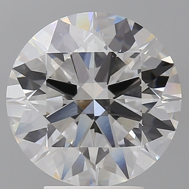 4.10 Carat Round Shaped, Ideal Cut, E Color, VVS2 Clarity, IGI Certified Lab Grown Diamond