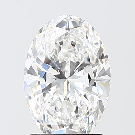 1.60 Carat Oval Shaped, Excellent Cut, E Color, VVS2 Clarity, IGI Certified Lab Grown Diamond