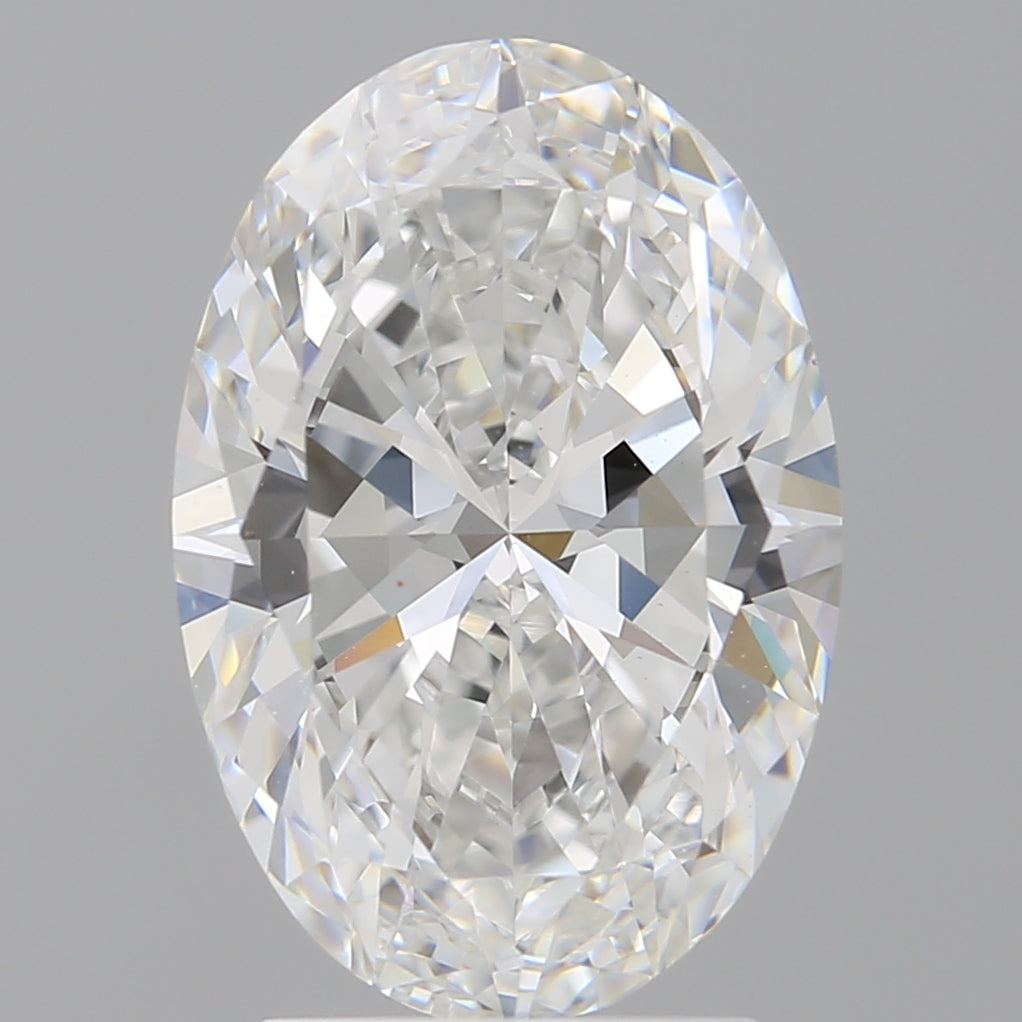 3.04 Carat Oval Shaped, Ideal Cut, E Color, VVS2 Clarity, IGI Certified Lab Grown Diamond