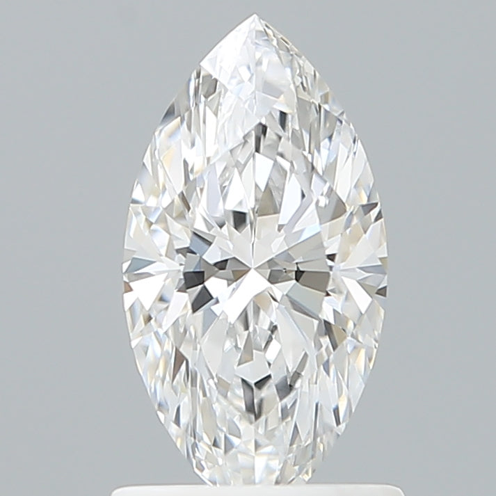 1.06 Carat Marquise Shaped, Excellent Cut, E Color, VVS2 Clarity, IGI Certified Lab Grown Diamond