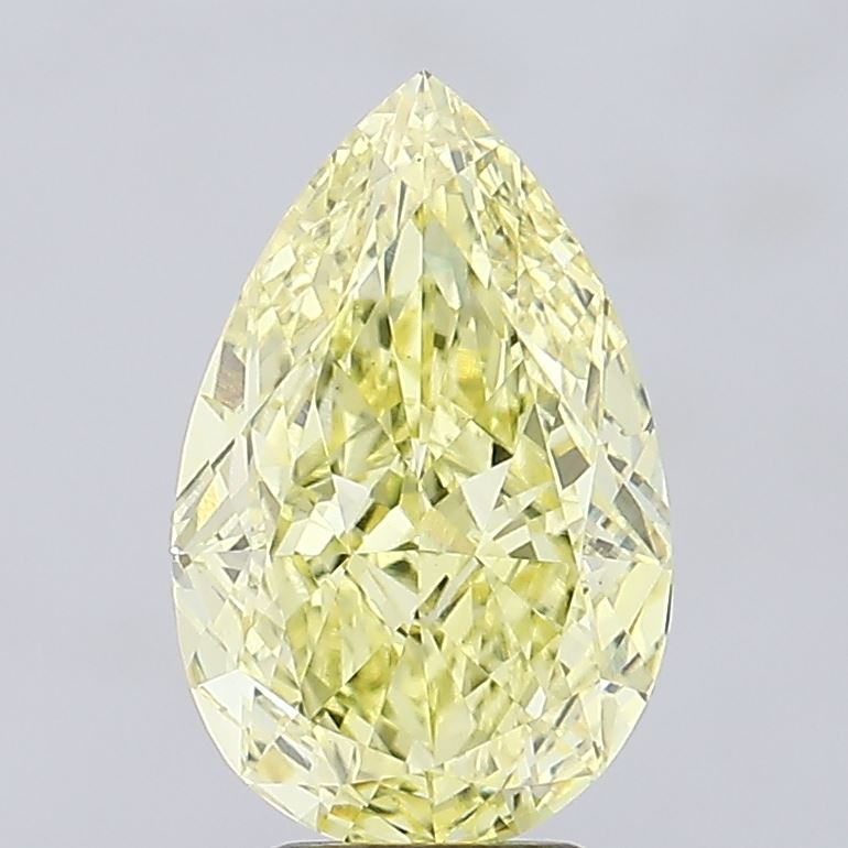 5.23 Carat Pear Shaped, Ideal Cut, VVS2 Clarity, IGI Certified Lab Grown Diamond