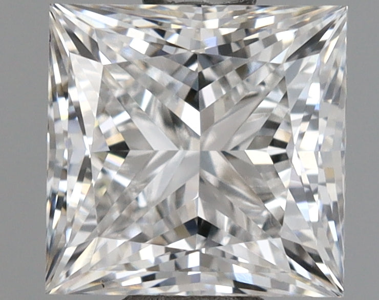 1.10 Carat Princess Shaped, Ideal Cut, D Color, VVS1 Clarity, IGI Certified Lab Grown Diamond