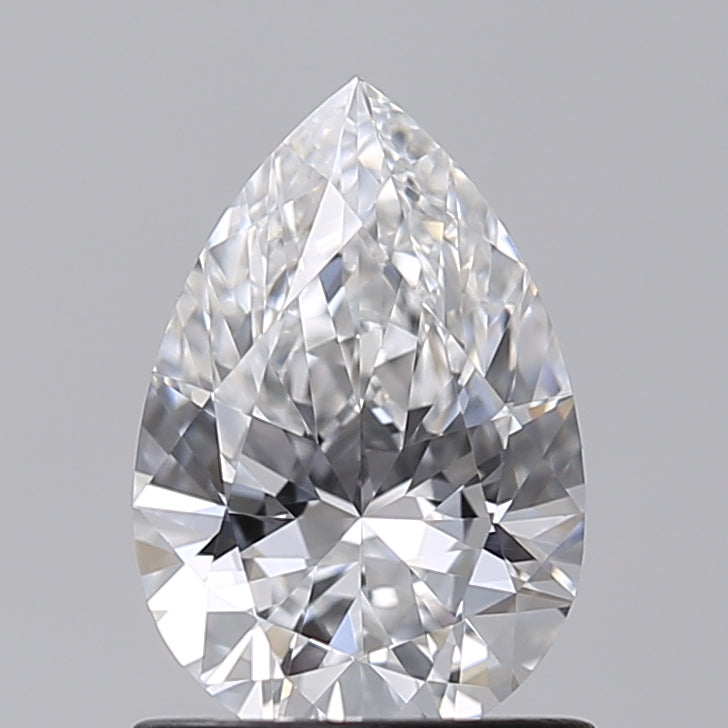 1.02 Carat Pear Shaped, Very Good Cut, D Color, VVS2 Clarity, IGI Certified Lab Grown Diamond