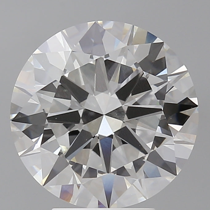 4.53 Carat Round Shaped, Excellent Cut, F Color, VS1 Clarity, IGI Certified Lab Grown Diamond