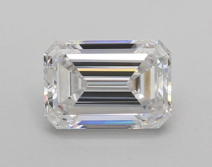 1.52 Carat Emerald Shaped, Very Good Cut, D Color, VS1 Clarity, IGI Certified Lab Grown Diamond