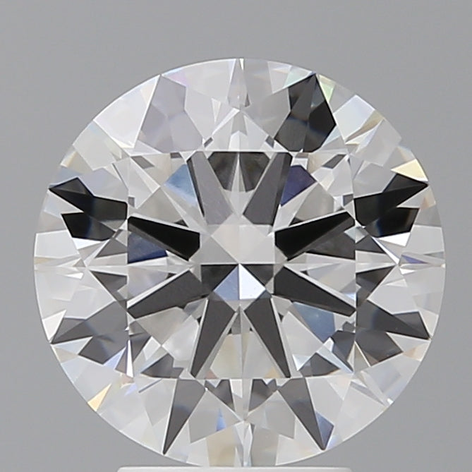 4.10 Carat Round Shaped, Ideal Cut, F Color, VVS2 Clarity, IGI Certified Lab Grown Diamond