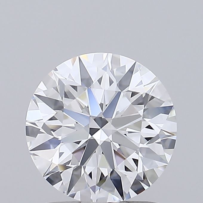 1.53 Carat Round Shaped, Ideal Cut, D Color, VVS2 Clarity, IGI Certified Lab Grown Diamond
