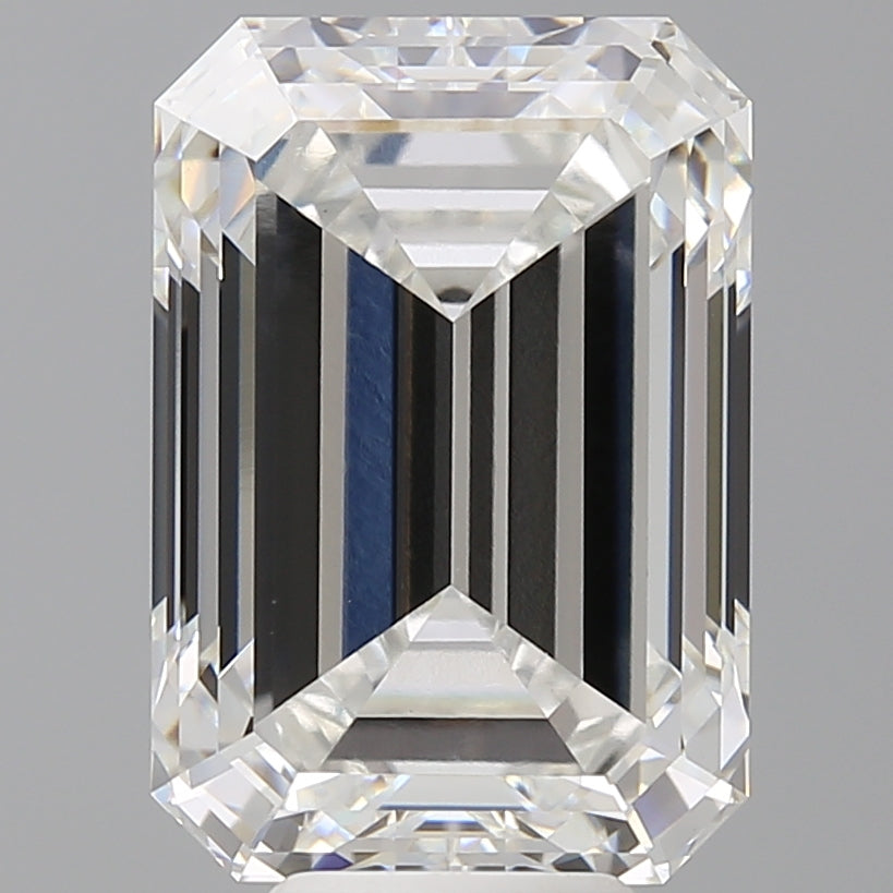 9.10 Carat Emerald Shaped, Ideal Cut, F Color, VVS2 Clarity, IGI Certified Lab Grown Diamond