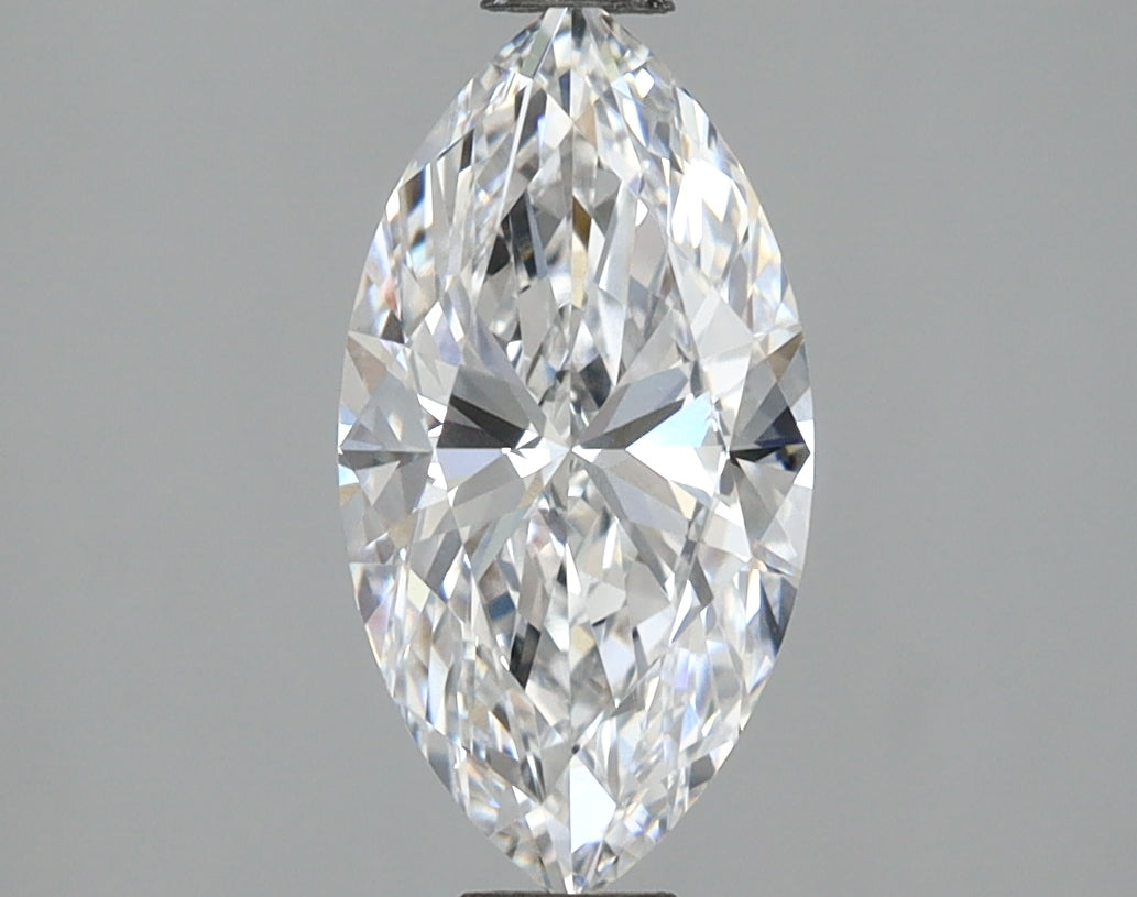 1.59 Carat Marquise Shaped, Ideal Cut, D Color, VVS2 Clarity, IGI Certified Lab Grown Diamond